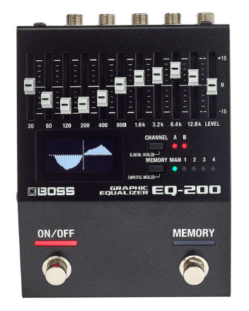 boss eq 200 pedal ecualizacion