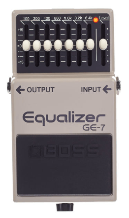 boss pedal ecualizador