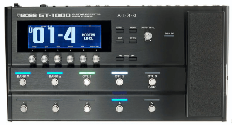 boss gt-1000 pedalera multiefecto