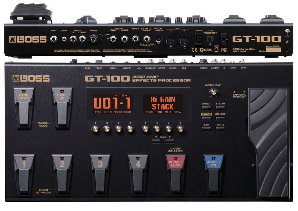 boss gt-100 pedal multiefectos