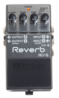 boss pedal de reverb