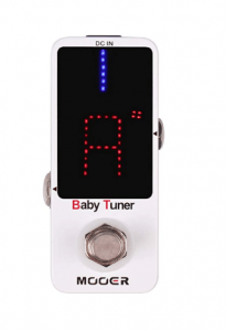 mooer pedal afinador guitarra