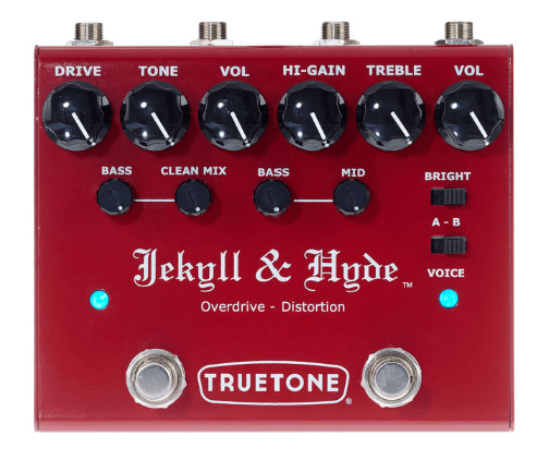 truetone pedal de overdrive y distorsión