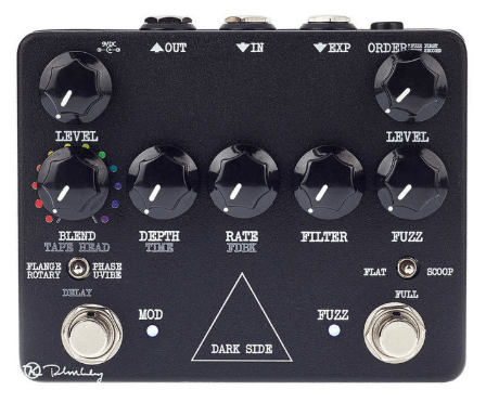keeley dark side pedal phaser modulación